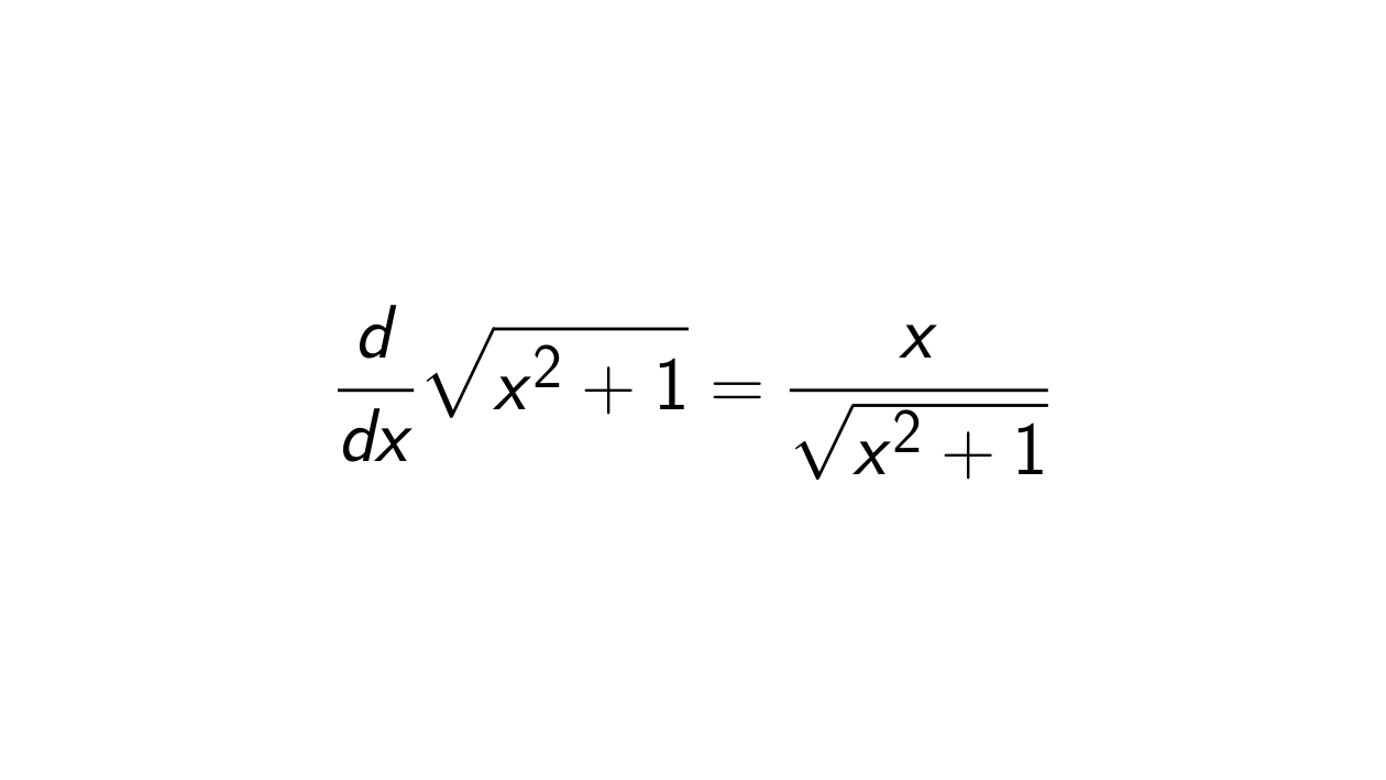 What Is The Derivative Of Square Root Of X 2 1 Epsilonify